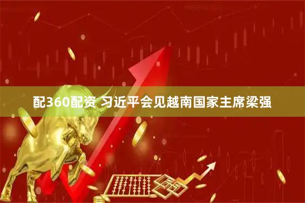 配360配资 习近平会见越南国家主席梁强